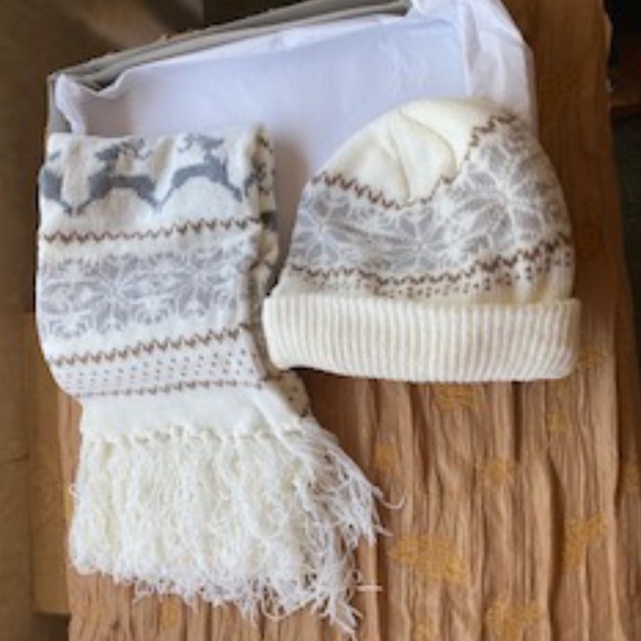 NWOT BEAUTIFUL SOFT SCARF AND BEANIE - Picture 2 of 3